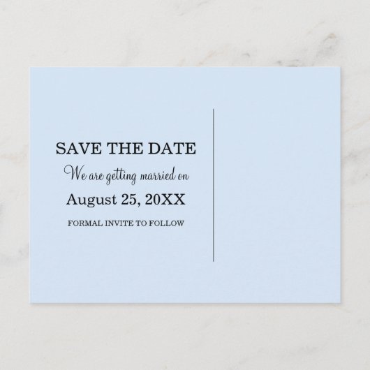 日付はがきを保存天国で作成された一致 案内ポストカード (裏面)