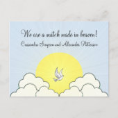 日付はがきを保存天国で作成された一致 案内ポストカード (正面)