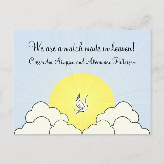 日付はがきを保存天国で作成された一致 案内ポストカード (正面)