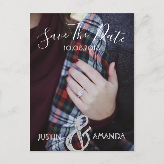 日付はがきを保存 ポストカード (正面)