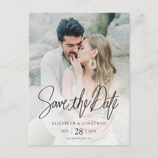 日付はがきを写真と共に保存する 案内ポストカード (正面)