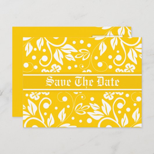 日付はがきを定期的に保存 案内ポストカード (正面/裏面)