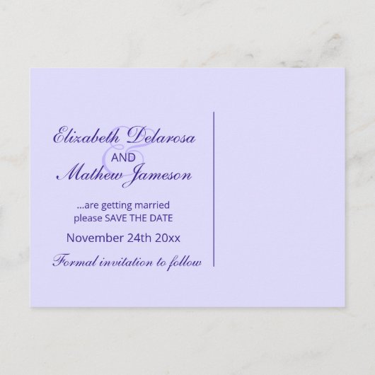 日付はがきハイビスカスを保色彩の鮮やか存する 案内ポストカード (裏面)