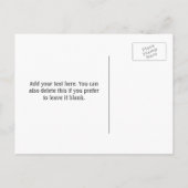 日付はがき紫を保存 案内ポストカード (裏面)