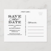 日付はっきりしたポストカードの保存 案内ポストカード (裏面)