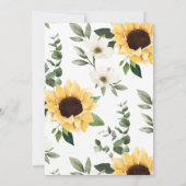 日付ひまわりトイレの紙カレンダーを交換転がする セーブザデート (裏面)