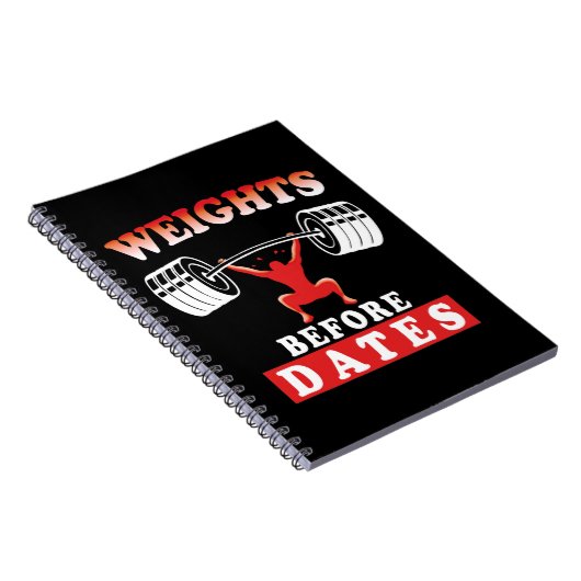 日付より前の重み |トレーニングやる気を起こさせる引用文 ノートブック (右側)