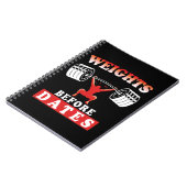 日付より前の重み |トレーニングやる気を起こさせる引用文 ノートブック (左側)