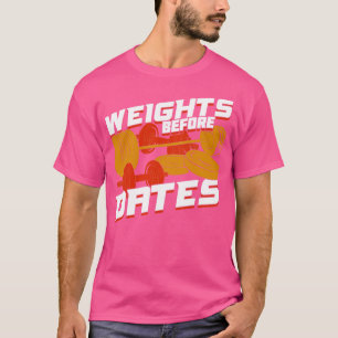 日付より前の重み Tシャツ