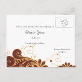 日付ろうけつ染めはがきを保存 案内ポストカード (裏面)