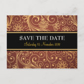 日付ろうけつ染めはがきを保存 案内ポストカード (正面)