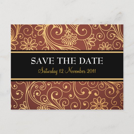 日付ろうけつ染めはがきを保存 案内ポストカード (正面)