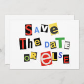日付をさもないと救って下さい! セーブザデート (正面/裏面)