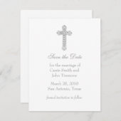 日付をクロス付きで保存 セーブザデート (正面/裏面)