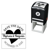 日付をハートと名で保存 セルフインキングスタンプ (インサイチュ)