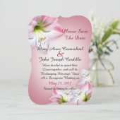 日付をピンクのamaryllisに保存 セーブザデート (スタンド正面)