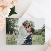 日付をフォトカードで保存 招待状