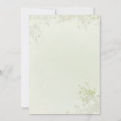 日付をフラットフォーマルに保存する日付カードを保存する セーブザデート (裏面)