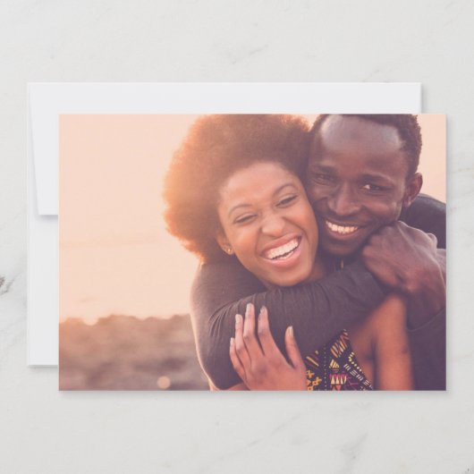 日付をホワイト手書き形式で保存する2写真 案内状 (裏面)