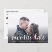 日付をホワスタイリッシュイトに保存カスタムする 案内ポストカード (正面/裏面)