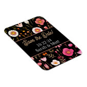 日付をマグネットピンクに保存 マグネット (右側)