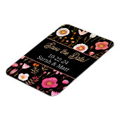 日付をマグネットピンクに保存 マグネット (左側)