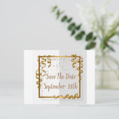 日付を一般的に保存する ポストカード (スタンド正面)