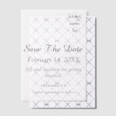 日付を保エレガント存Photo Overlay Christian ベラム紙招待状 (オフセット (招待状))