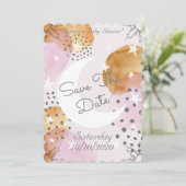 日付を保存したピンクの月 セーブザデート (スタンド正面)