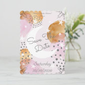 日付を保存したピンクの月 セーブザデート (スタンド正面)