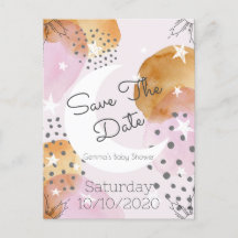 日付を保存したピンクの月