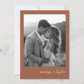 日付を保存してカボチャの結婚式 セーブザデート (裏面)