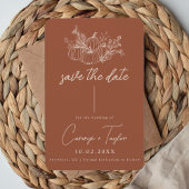 日付を保存してカボチャの結婚式 マグネット