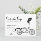 日付を保存してタンデム自転車の写真を行う セーブザデート (スタンド正面)