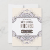 日付を保存してヒッチンウェディングを取得する セーブザデート (正面)