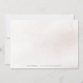 日付を保存してブルゴーニュ素朴なフローラ書 セーブザデート (裏面)