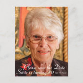 日付を保存して下さい 案内ポストカード (正面)