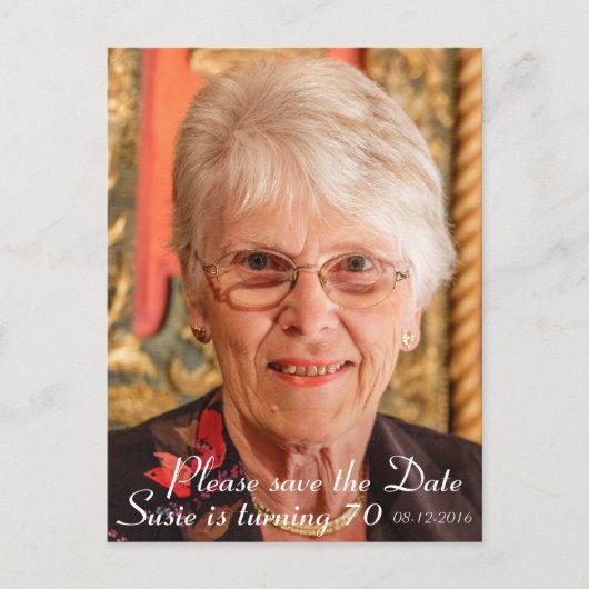 日付を保存して下さい 案内ポストカード (正面)