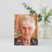 日付を保存して下さい 案内ポストカード (スタンド正面)