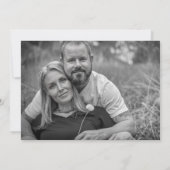 日付を保存しよう ウェディング フォト 裏 青 セーブザデート (裏面)