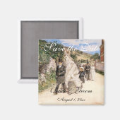 日付を保存しよう！ロビンソンによるウェディング・マーチ マグネット (正面/裏面)