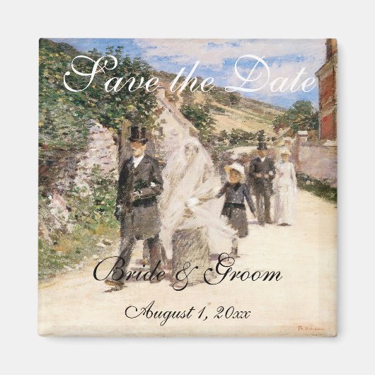 日付を保存しよう！ロビンソンによるウェディング・マーチ マグネット (正面)