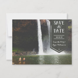 日付を保存し、かわいいモダンのカスタム写真磁石 マグネット招待状