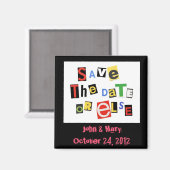 日付を保存するか、それ以外の場合! マグネット (正面/裏面)