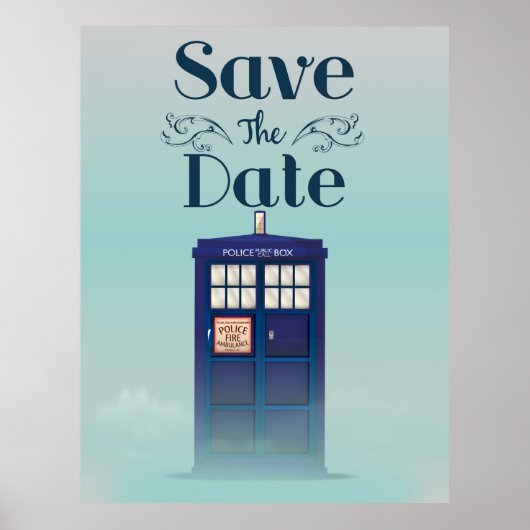 日付を保存するイギリス警察の箱 ポスター (正面)
