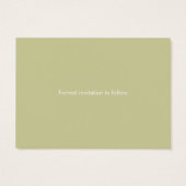 日付を保存するオレンジ色の花 (裏面)