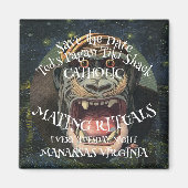 日付を保存するカトリックの交配の儀式の火曜日 マグネット (正面)