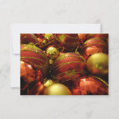 日付を保存するクリスマスバウブル セーブザデート (裏面)