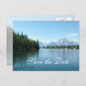 日付を保存するグランドテトン国立公園 案内ポストカード (正面/裏面)