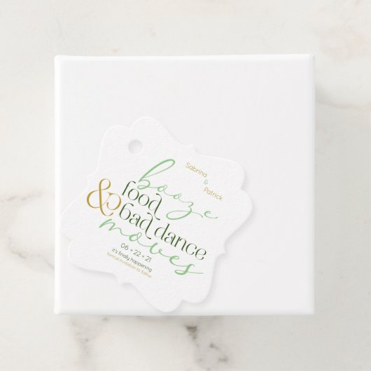 日付を保存するグリーンブーズフード悪いダンスの動き フェイバータグ (インサイチュ)